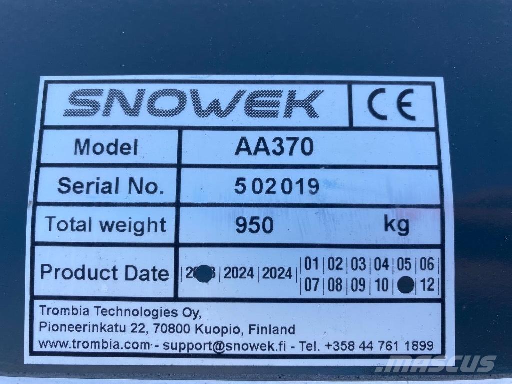 Snowek AA 370 Kar küreme biçaklari