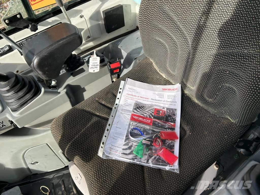 Takeuchi TB 216 Mini ekskavatörler, 7 tona dek