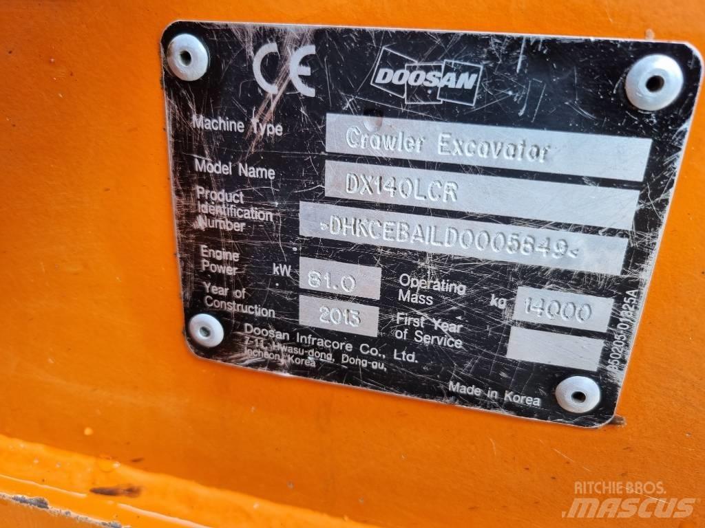 Doosan DX 140 LCR Ekskavatörler