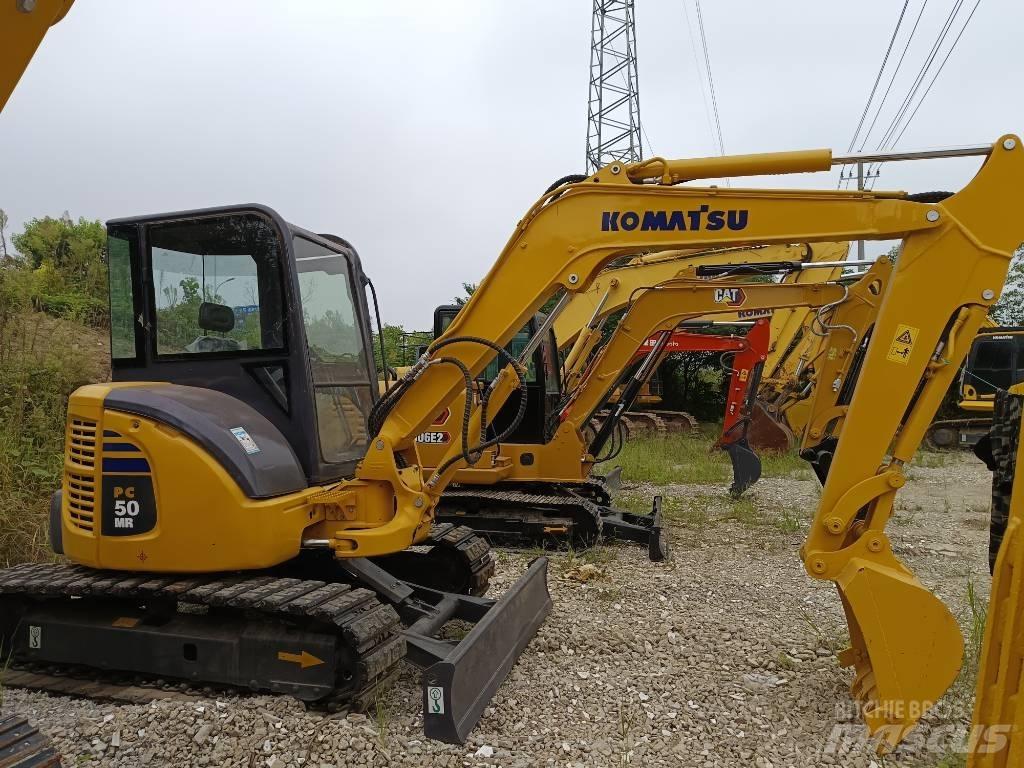 Komatsu PC 50 MR-2 Mini ekskavatörler, 7 tona dek
