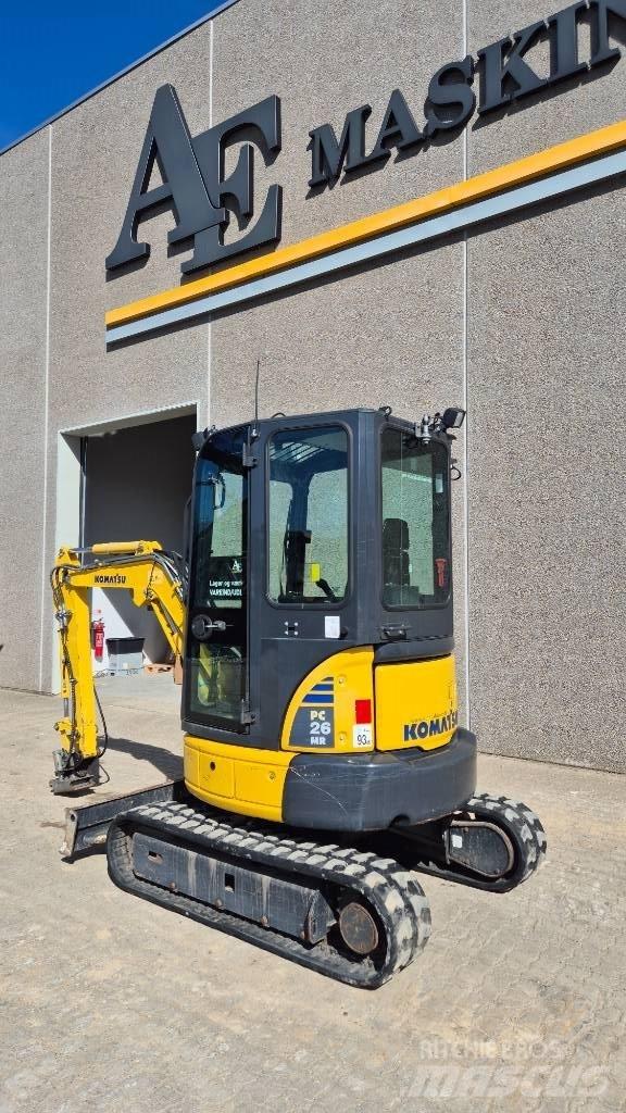 Komatsu PC 26 MR-3 Mini ekskavatörler, 7 tona dek