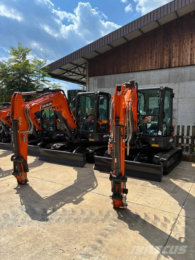 Develon DX 27 Z-7 Mini ekskavatörler, 7 tona dek