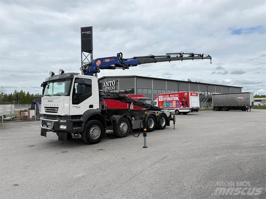 Iveco 410T45 8x4 Araç üzeri vinçler