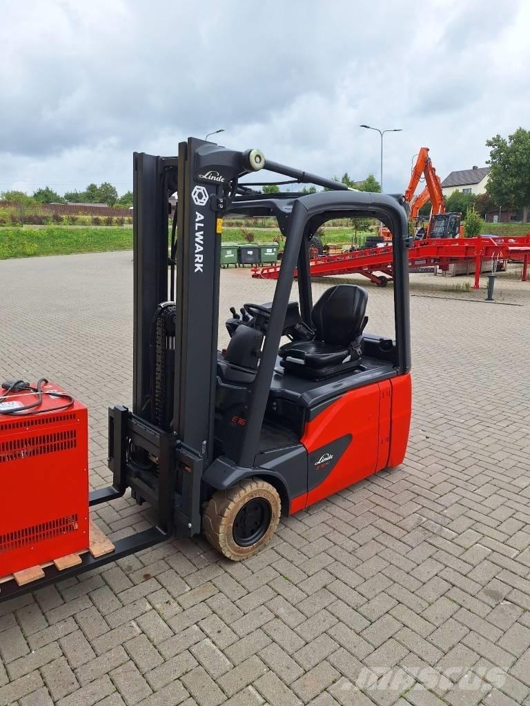 Linde E16 Elektrikli forkliftler