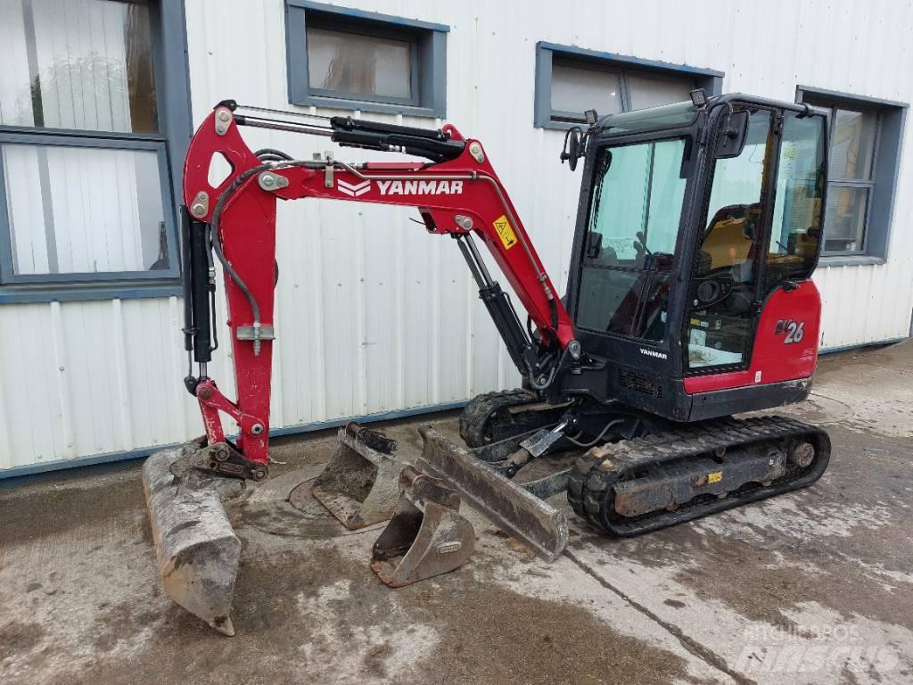 Yanmar SV26 Mini ekskavatörler, 7 tona dek