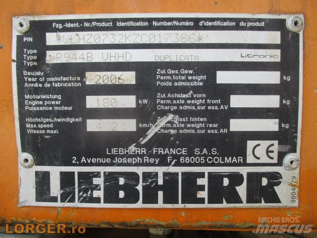 Liebherr R 944B VHHD Yıkım ekskavatörleri
