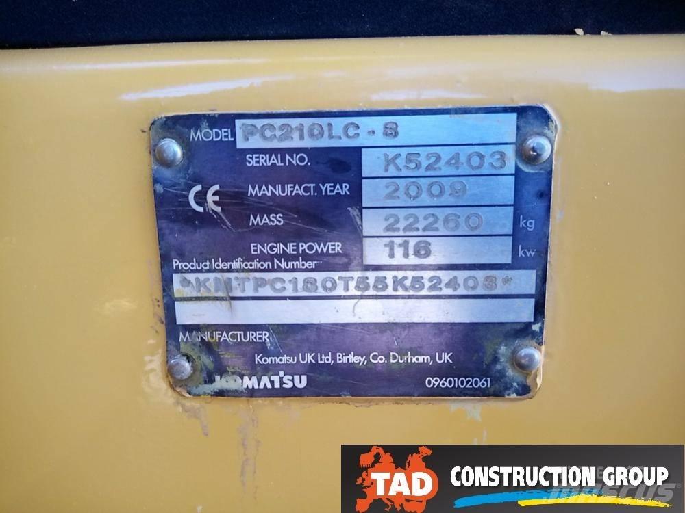 Komatsu PC210LC-8 Paletli ekskavatörler