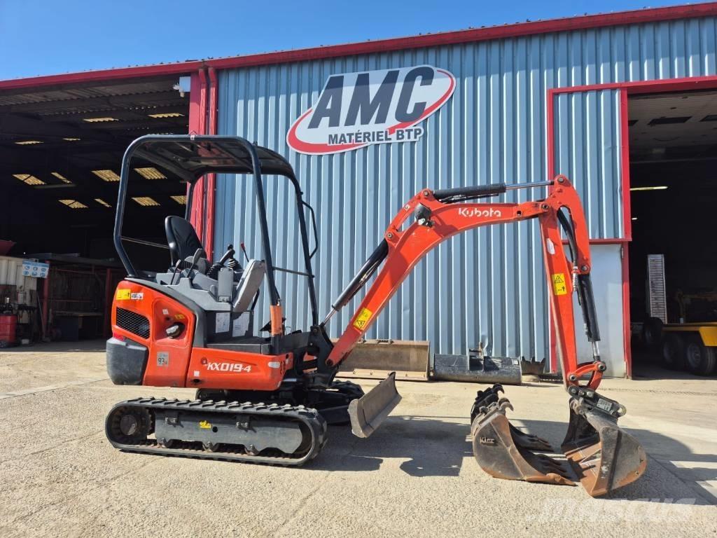 Kubota KX 019-4 Mini ekskavatörler, 7 tona dek