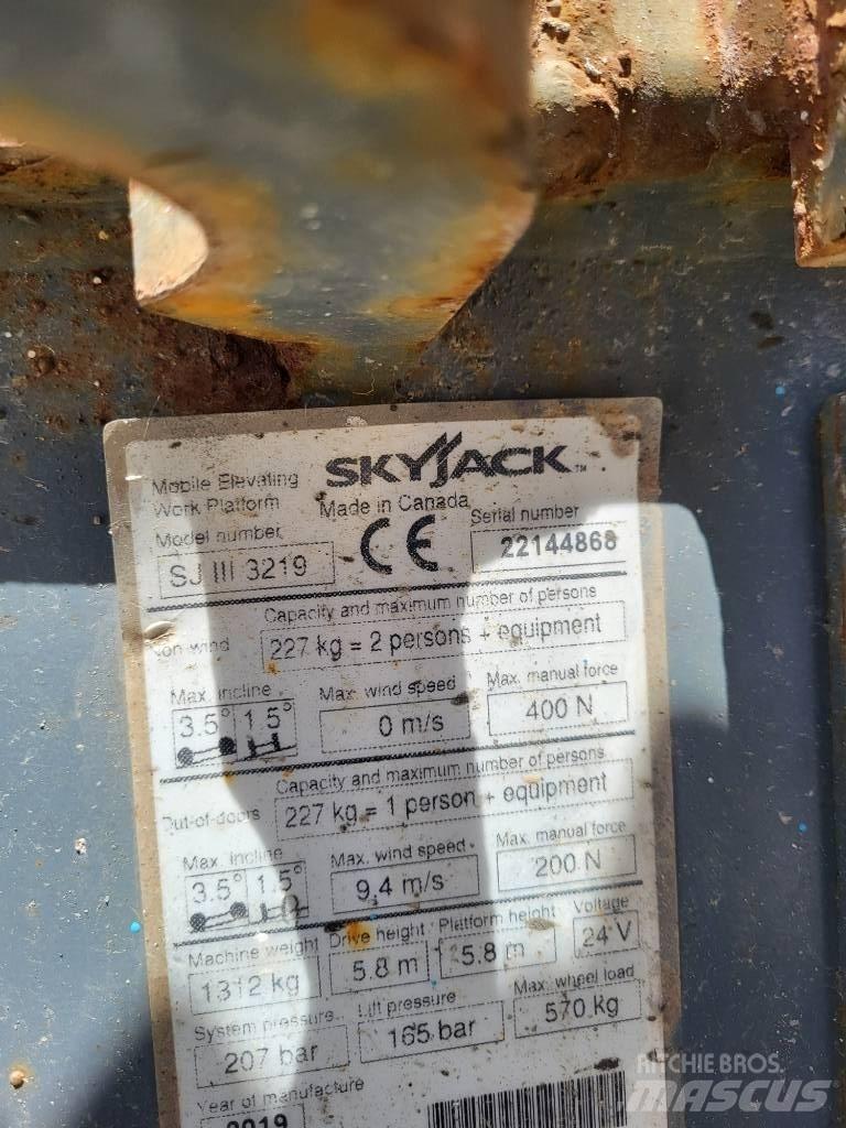 SkyJack 32/19 Makasli platformlar