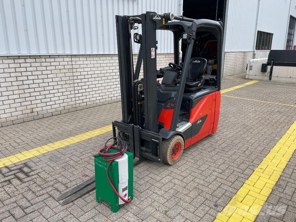 Linde E 16 H-02 Elektrikli forkliftler