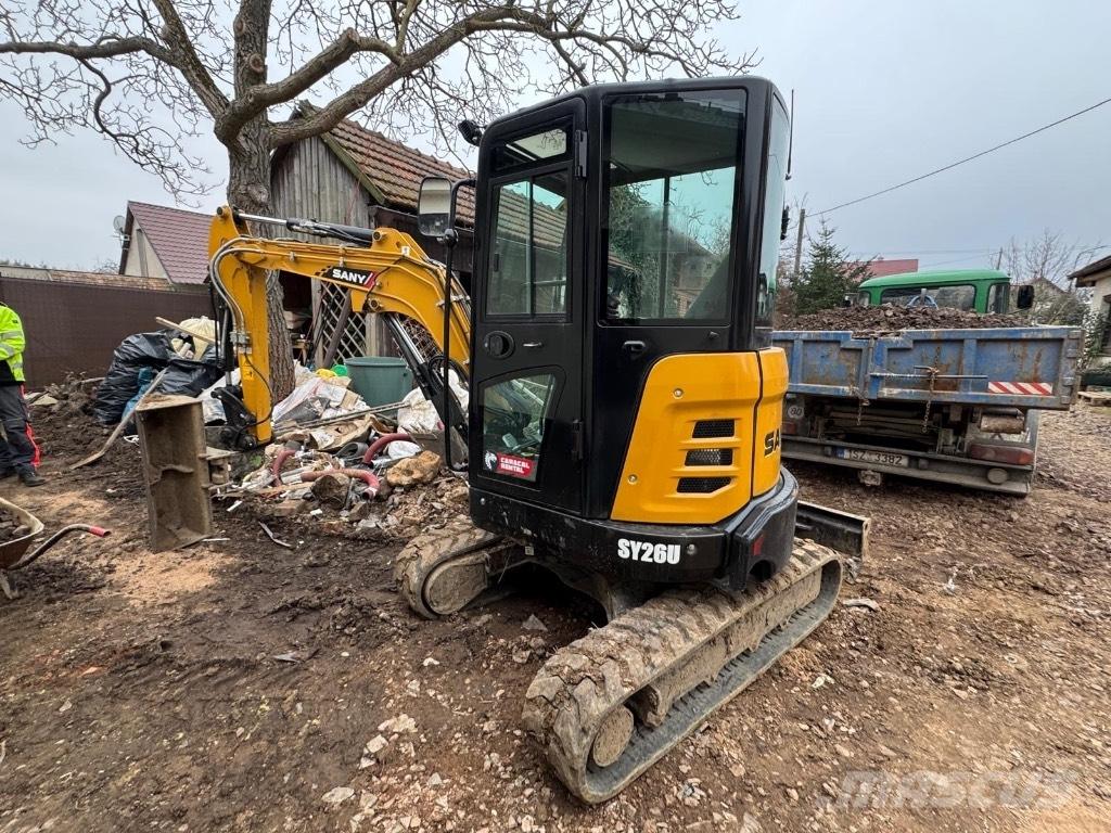 Sany SY 26 U Mini ekskavatörler, 7 tona dek