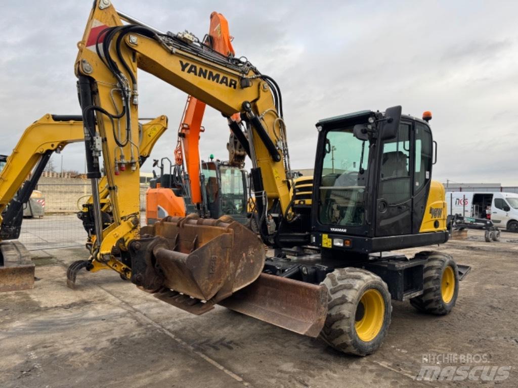 Yanmar B95W (40667) Lastik tekerli ekskavatörler