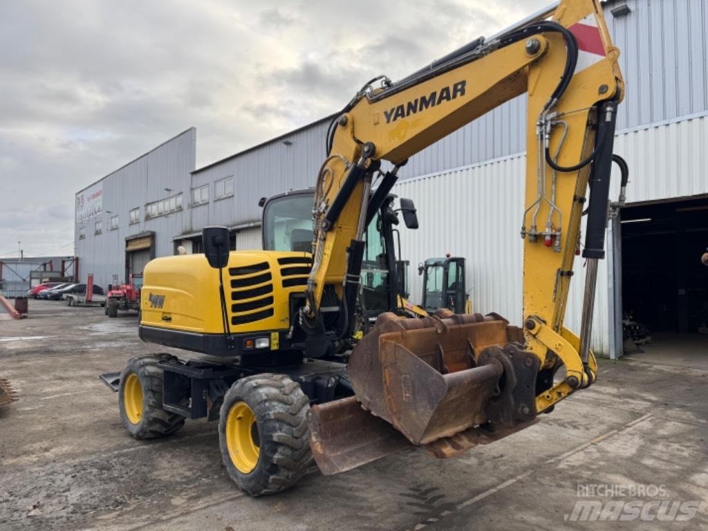 Yanmar B95W (40667) Lastik tekerli ekskavatörler