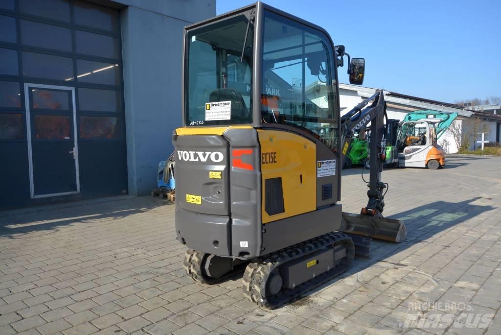 Volvo EC 15 E Mini ekskavatörler, 7 tona dek