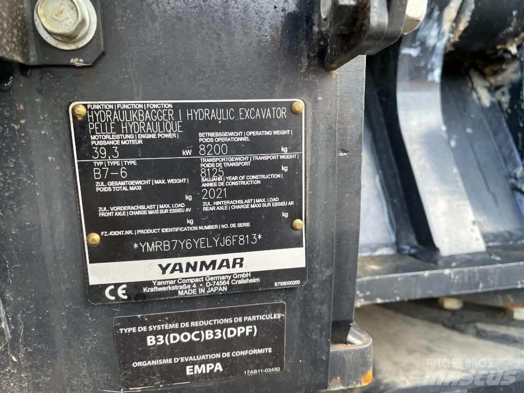 Yanmar B7 Midi ekskavatörler 7 - 12 t