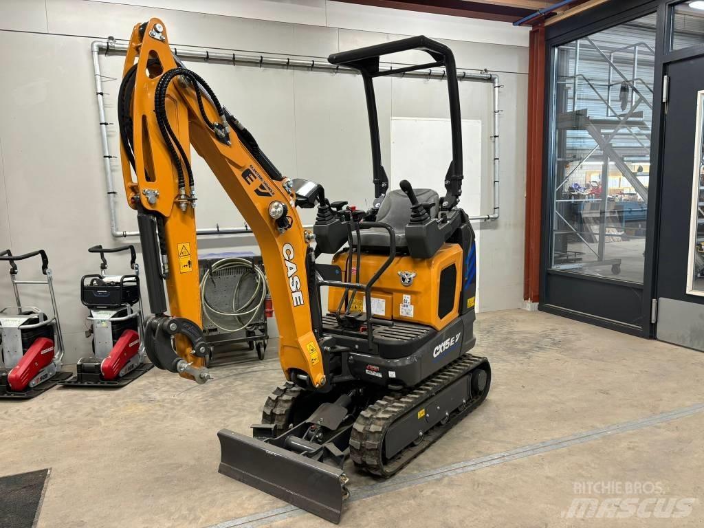 CASE CX 15 EV Mini ekskavatörler, 7 tona dek