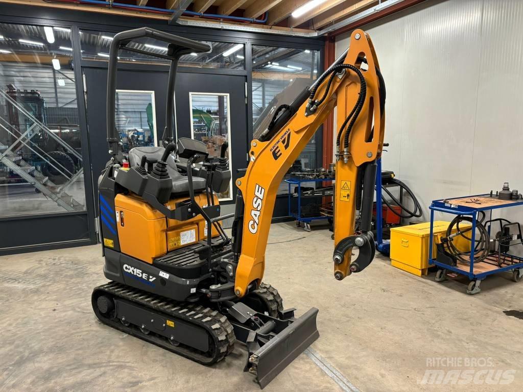 CASE CX 15 EV Mini ekskavatörler, 7 tona dek