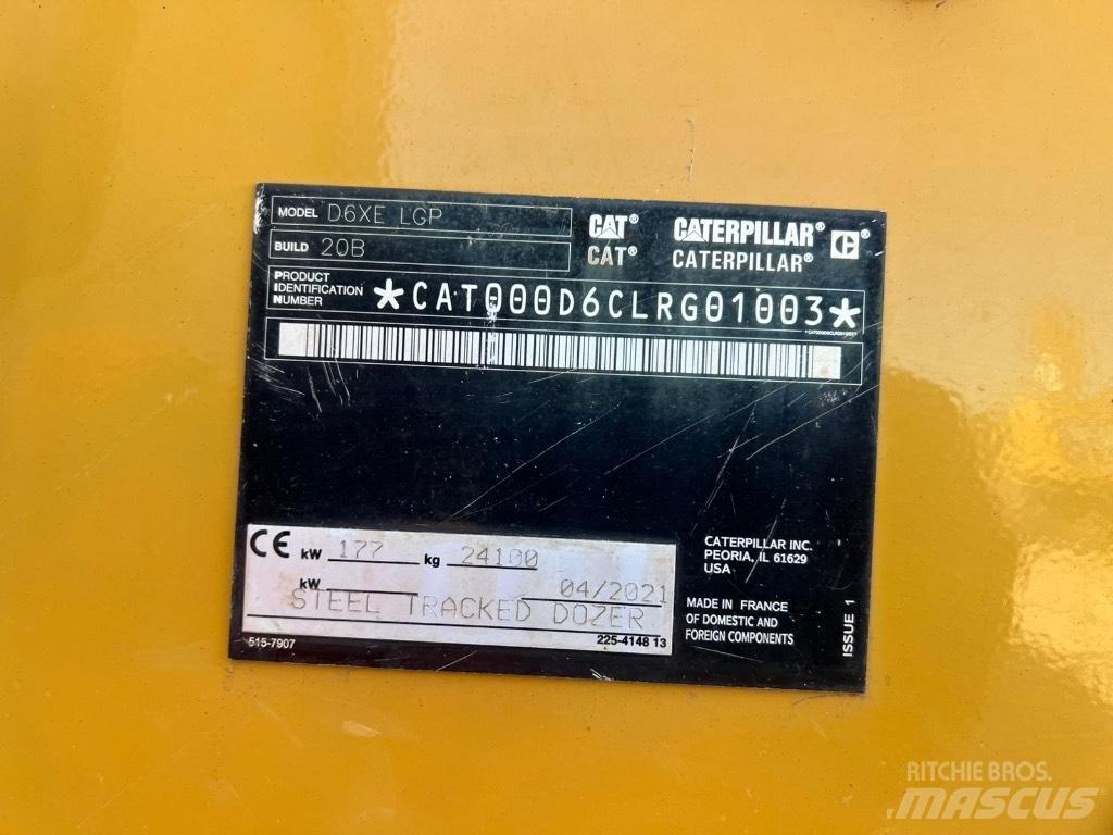 CAT D6XE Paletli dozerler