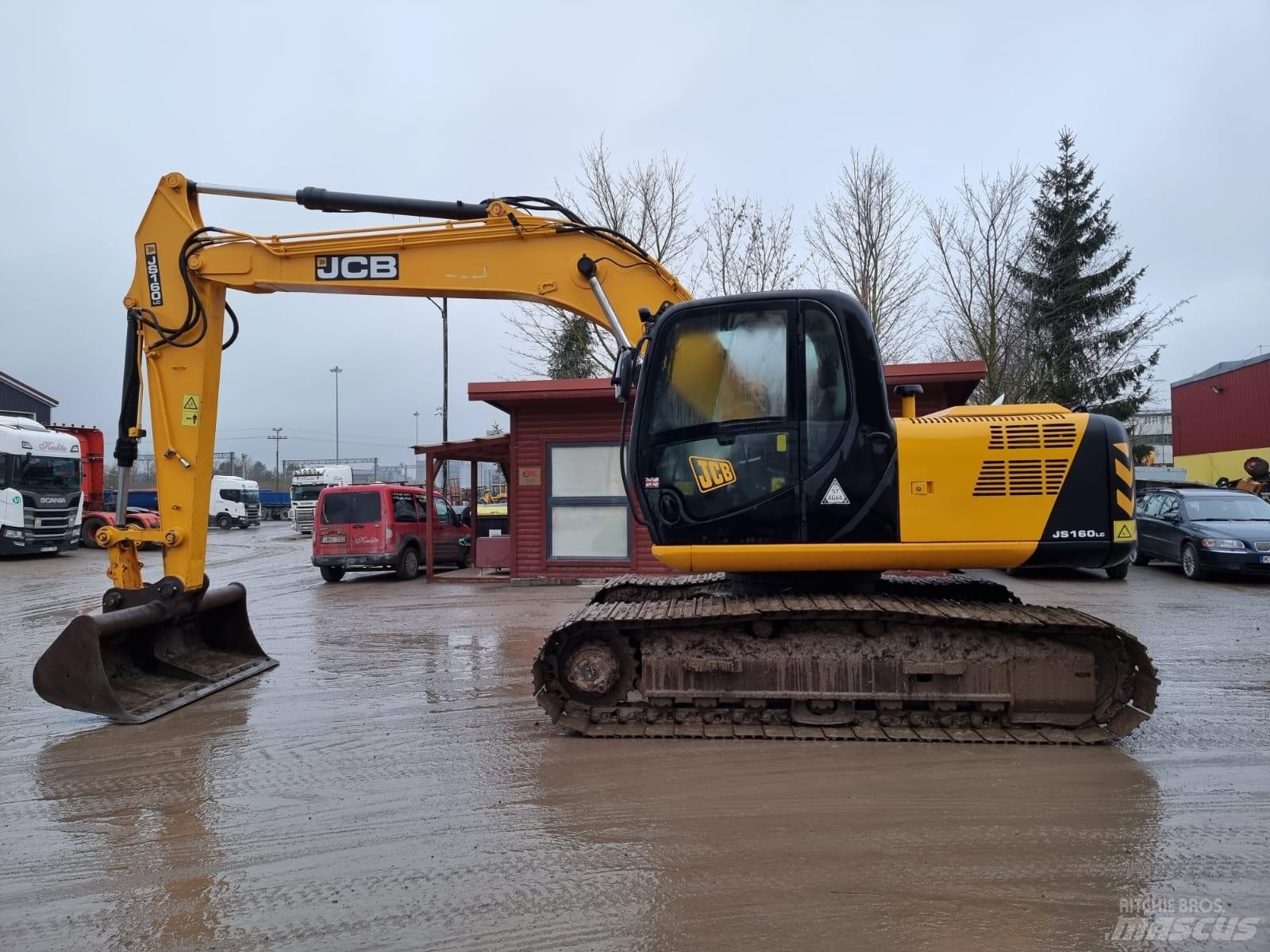 JCB JS 160 LC Paletli ekskavatörler