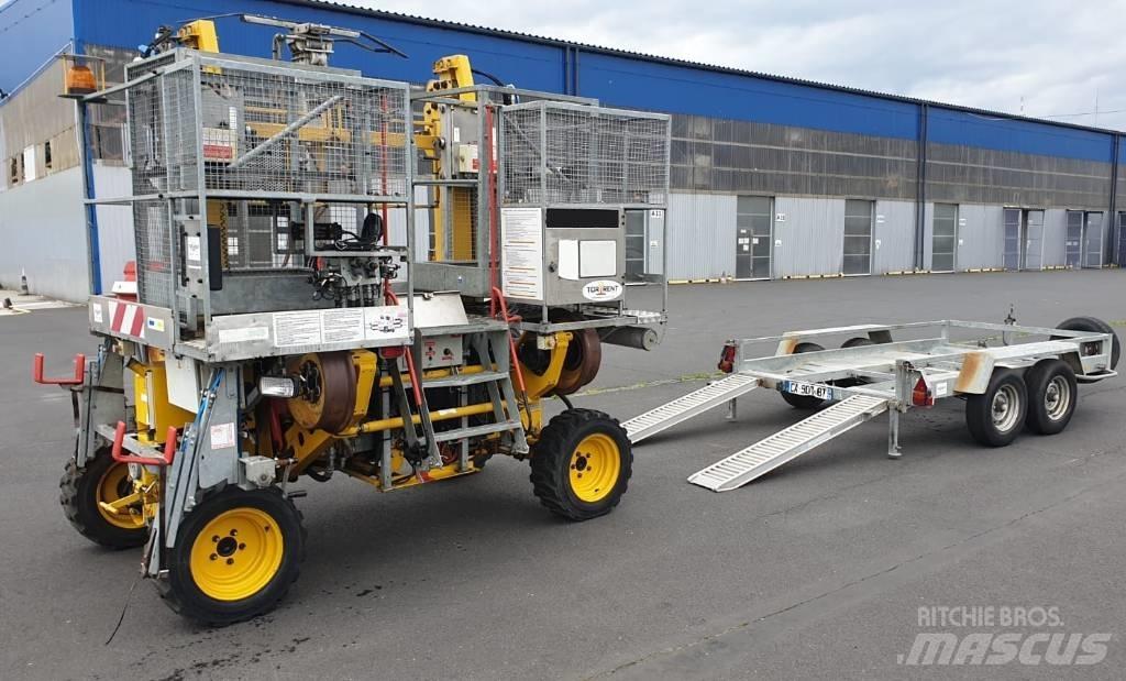  Axe Road Rail Lifter Demiryolu bakım araçları