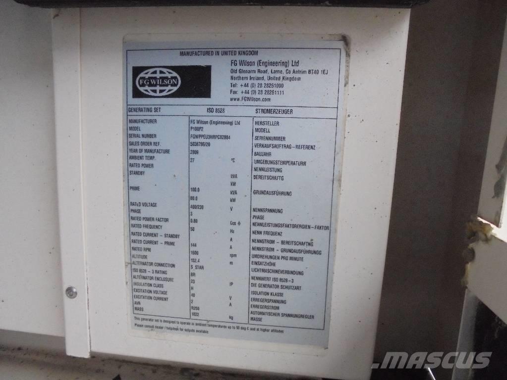 Wilson P 100 P2 Dizel Jeneratörler