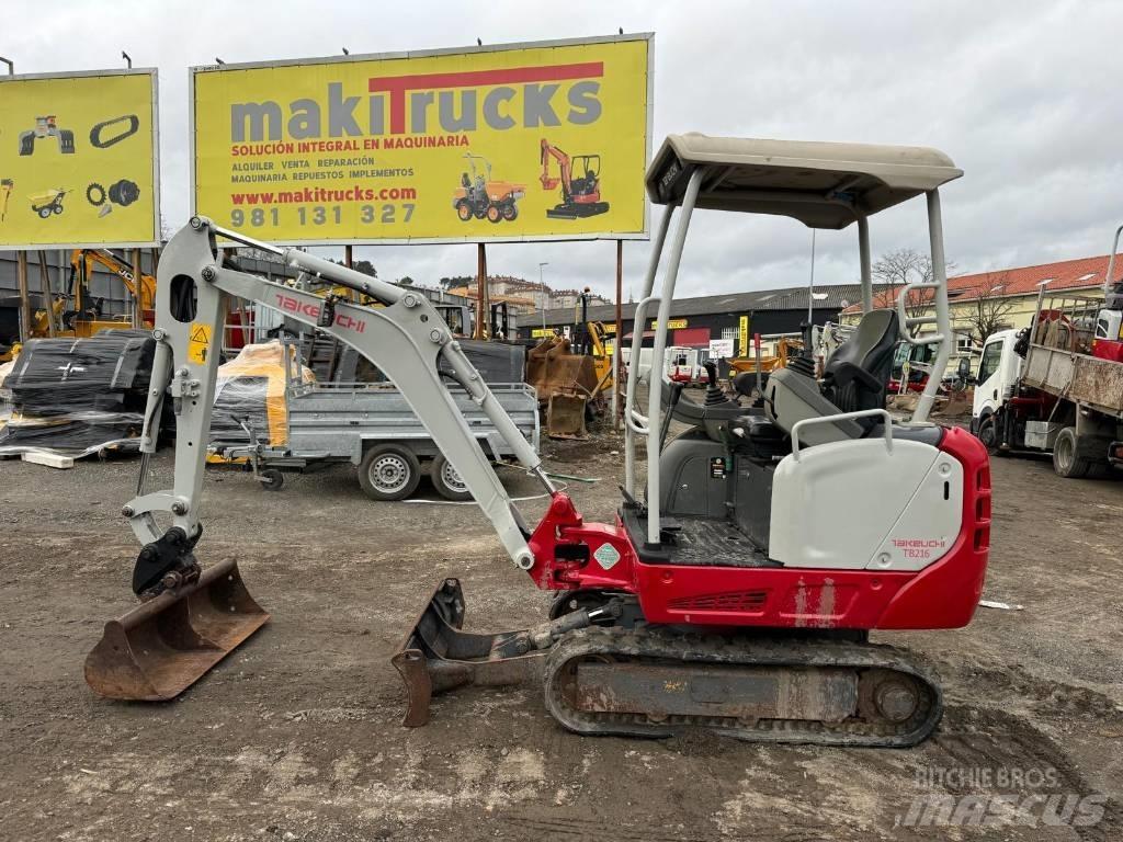 Takeuchi TB 216 Mini ekskavatörler, 7 tona dek
