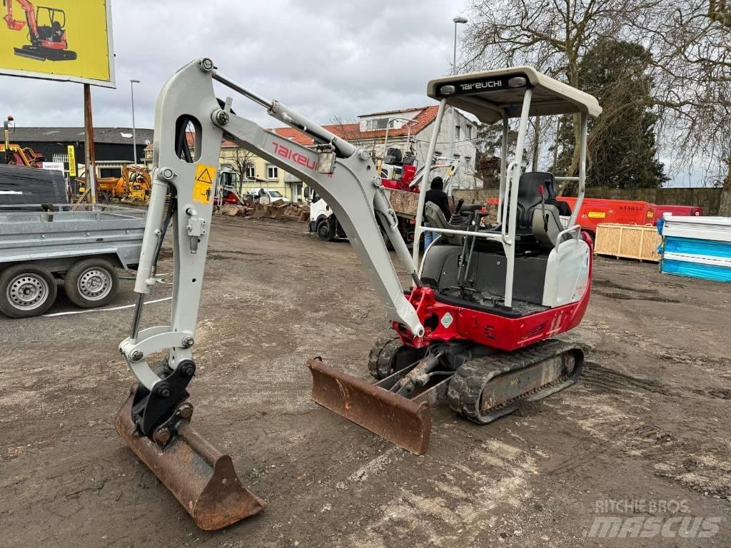 Takeuchi TB 216 Mini ekskavatörler, 7 tona dek