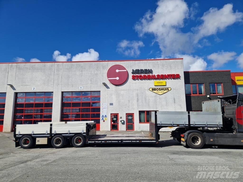 Broshuis Brønntralle Low loader yari çekiciler
