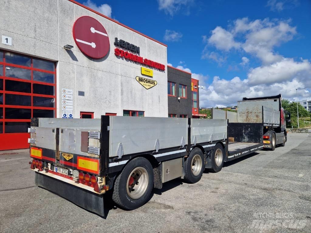 Broshuis Brønntralle Low loader yari çekiciler