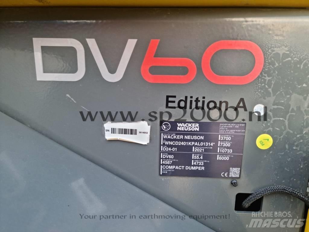 Wacker Neuson DV 60 Belden kirma kamyonlar