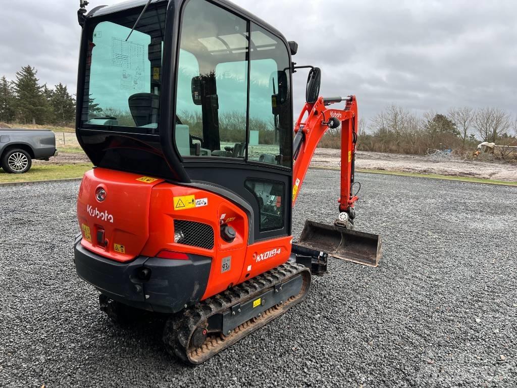 Kubota KX 019-4 Mini ekskavatörler, 7 tona dek