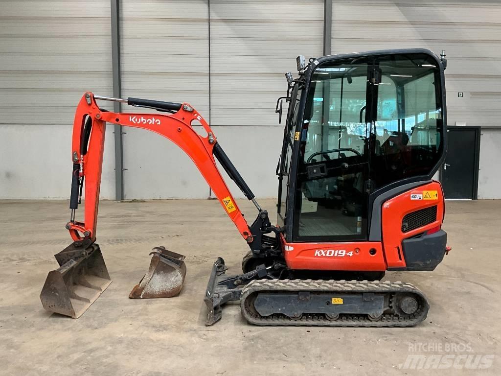 Kubota KX 019-4 Mini ekskavatörler, 7 tona dek