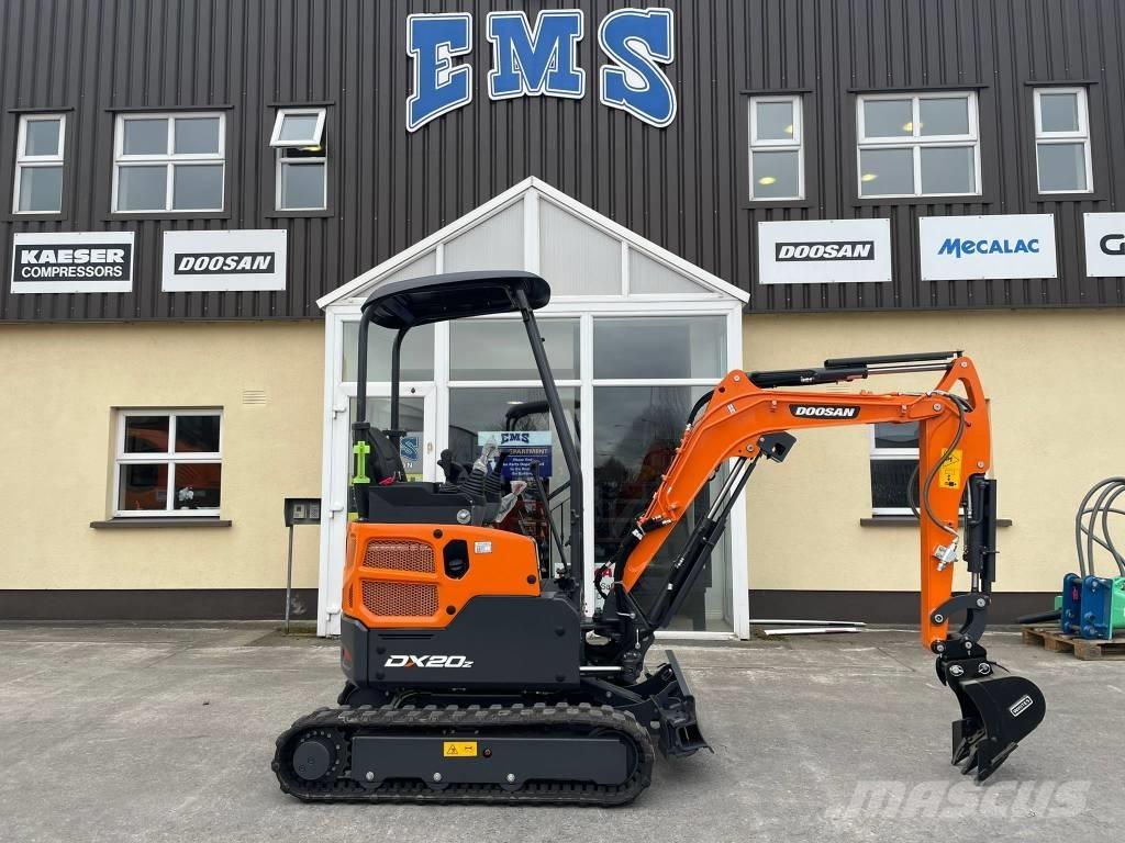 Develon DX 20 Z-7 Mini ekskavatörler, 7 tona dek