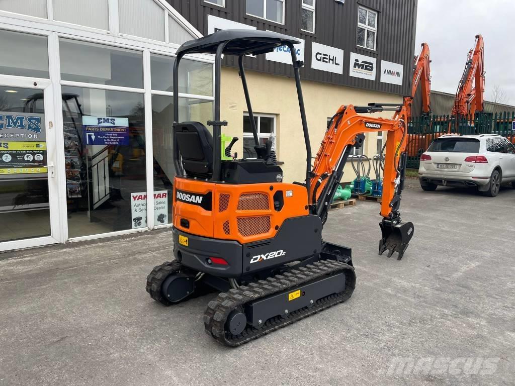 Develon DX 20 Z-7 Mini ekskavatörler, 7 tona dek