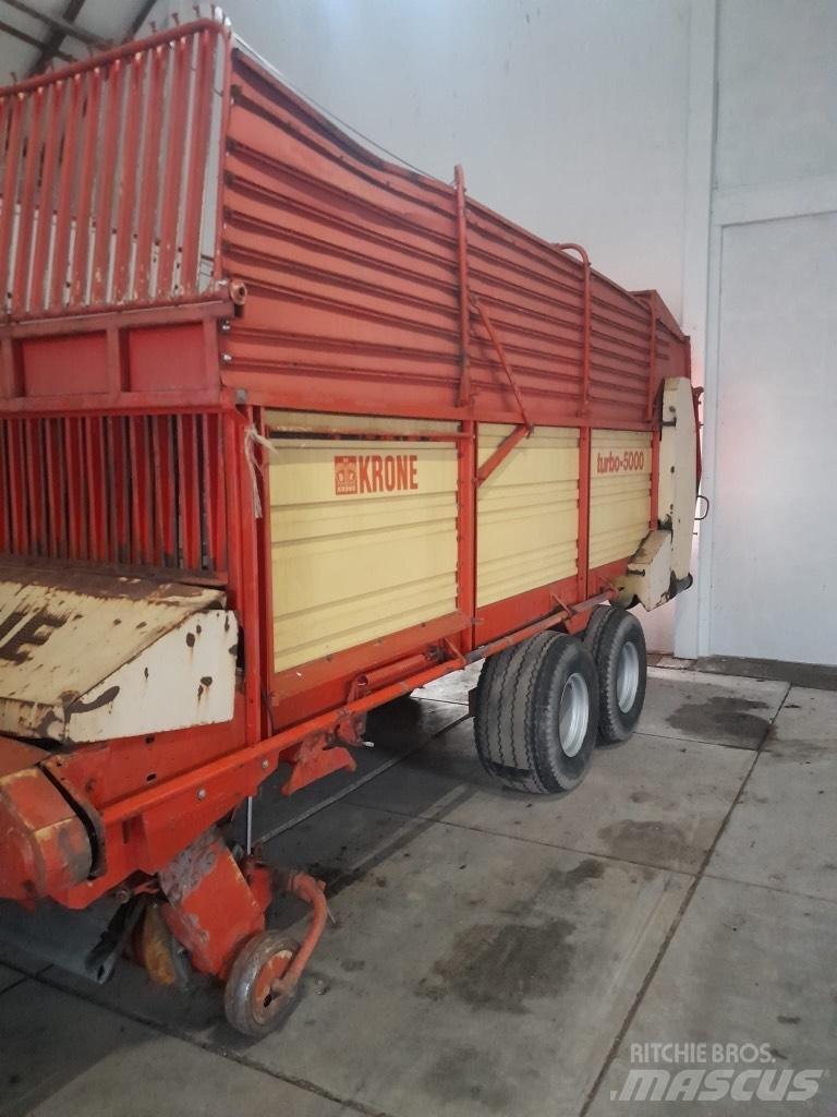 Krone Turbo 5000 Kendi yükler römorklar