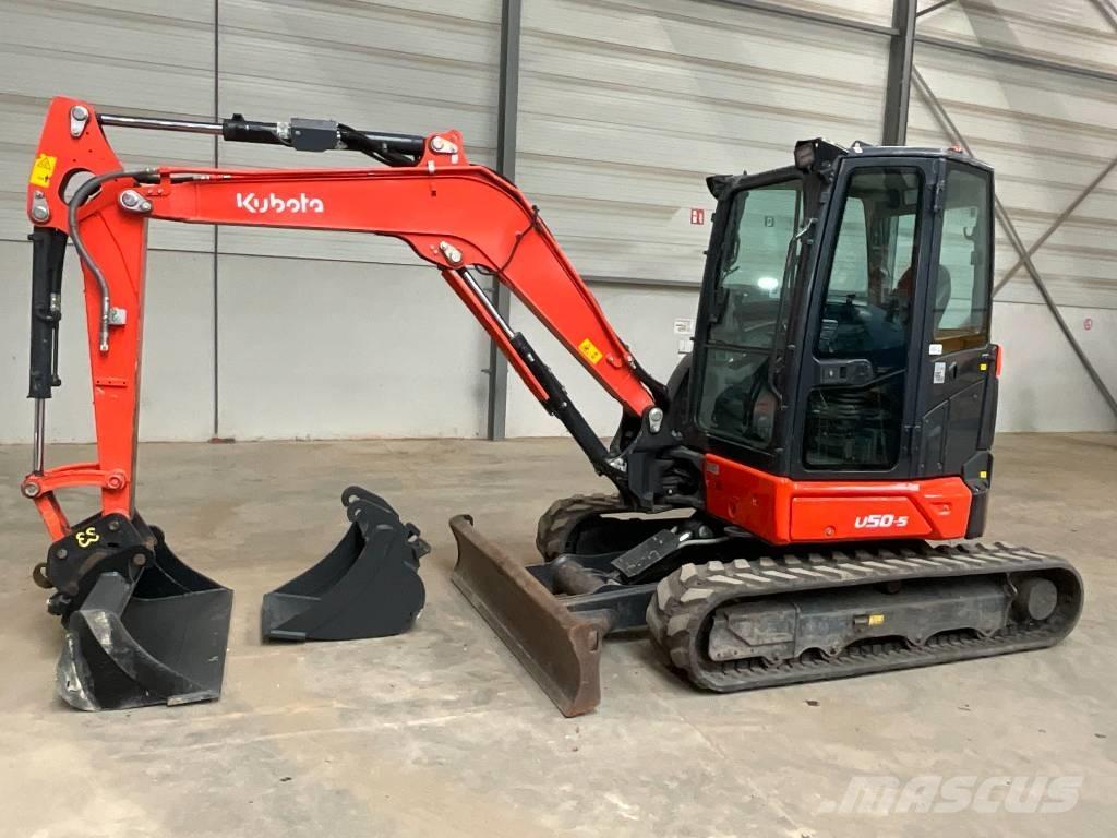 Kubota U 50-5 Mini ekskavatörler, 7 tona dek