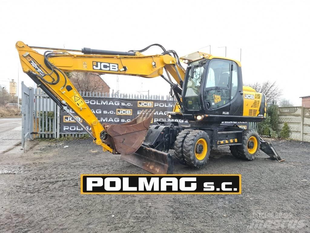 JCB JS 145 W Lastik tekerli ekskavatörler