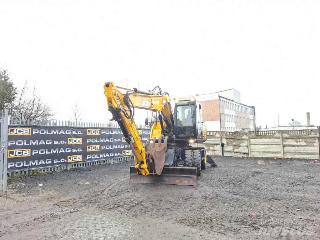 JCB JS 145 W Lastik tekerli ekskavatörler
