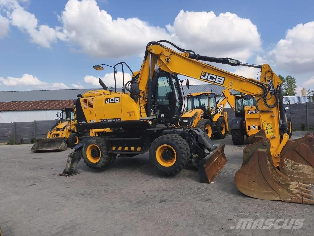 JCB JS 145 W Lastik tekerli ekskavatörler