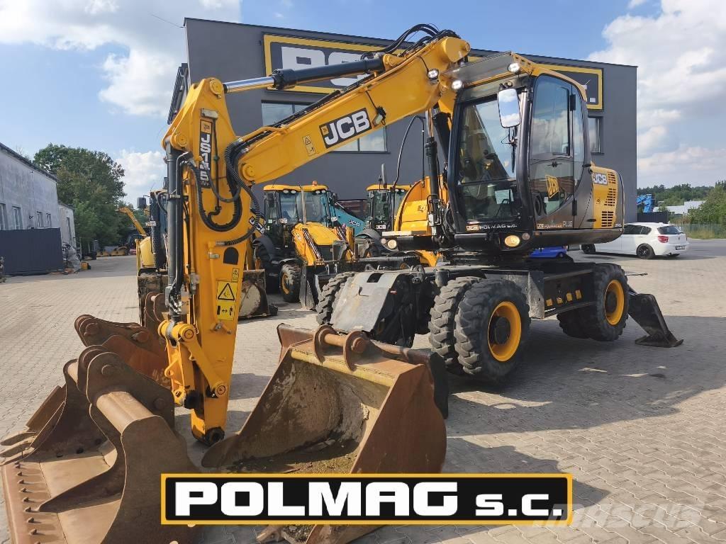 JCB JS 145 W Lastik tekerli ekskavatörler