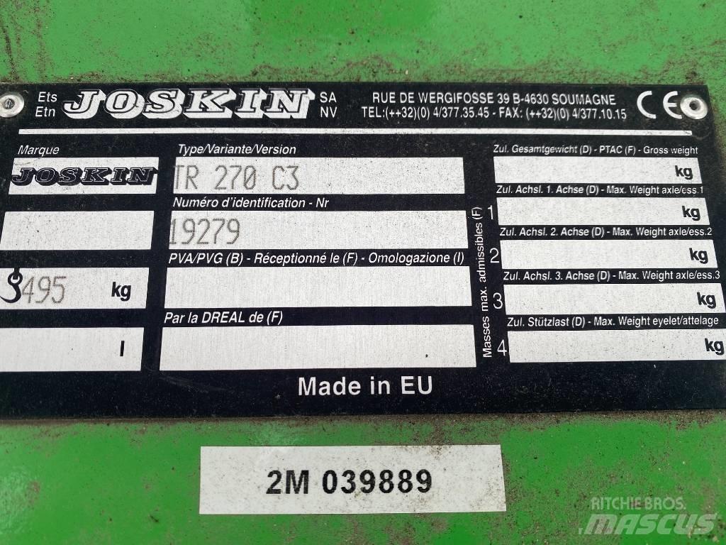 Joskin TR 270 C3 Hasat makineleri