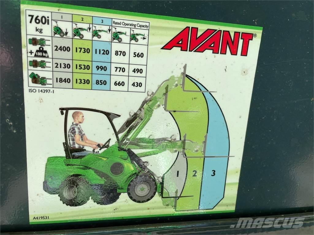 Avant 760i Mini yükleyiciler