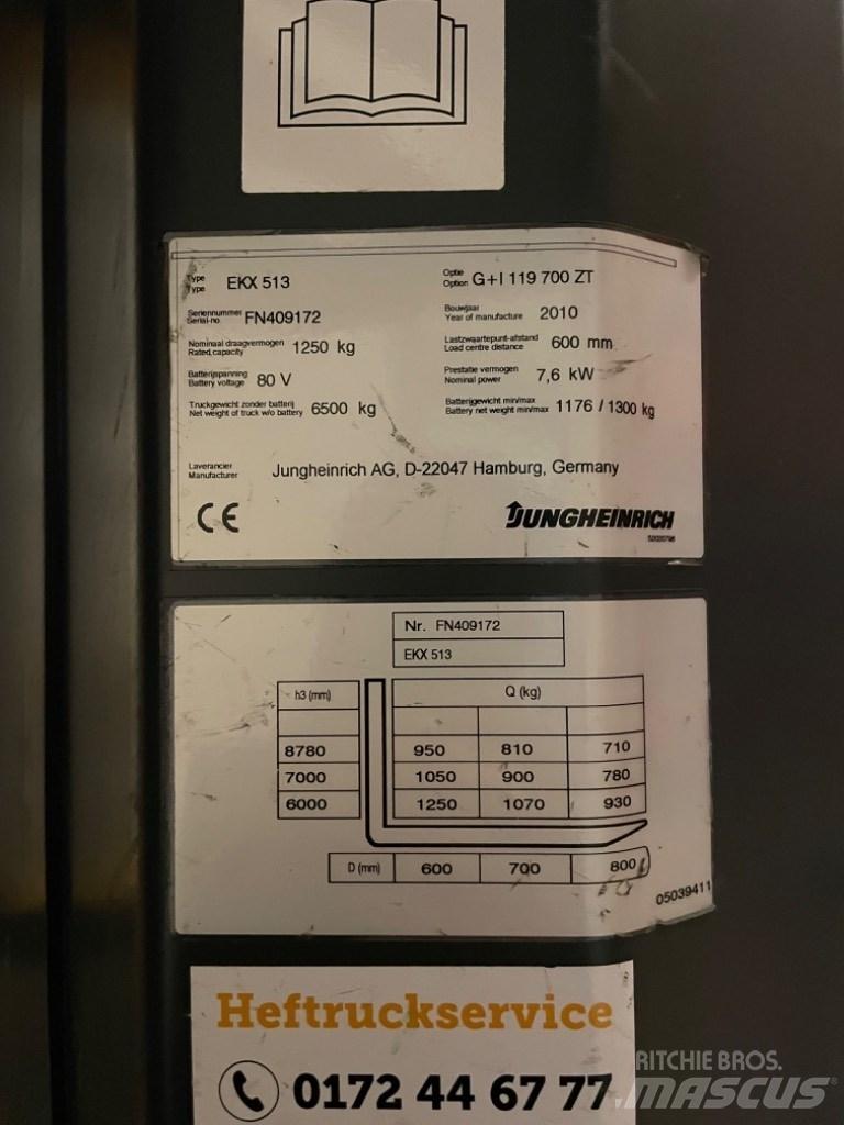 Jungheinrich EKX 513 Yüksek seviye siparis toplayici