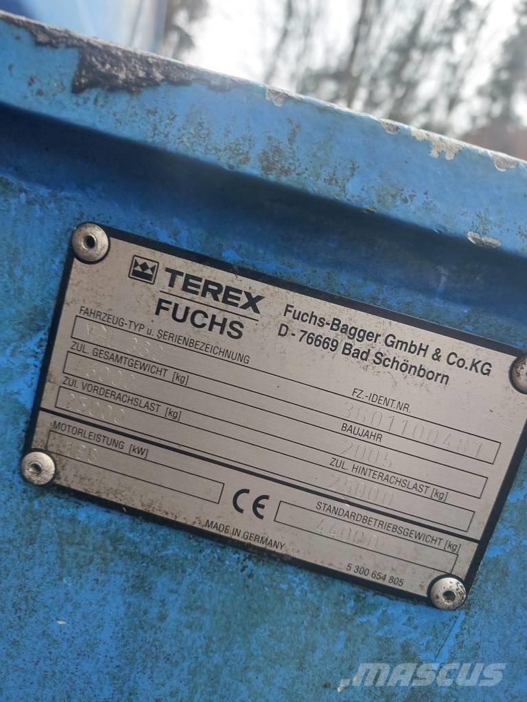 Terex Fuchs MHL 360 Yıkım ekskavatörleri