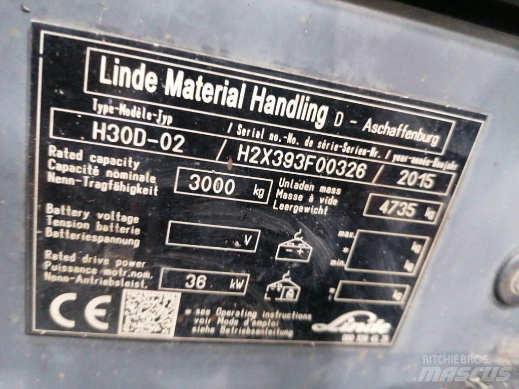 Linde H30D-02 Dizel forkliftler