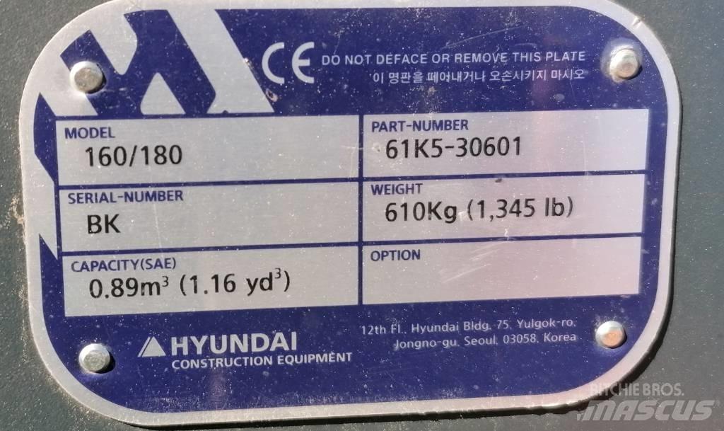Hyundai 0.89m3_HX180 Kovalar