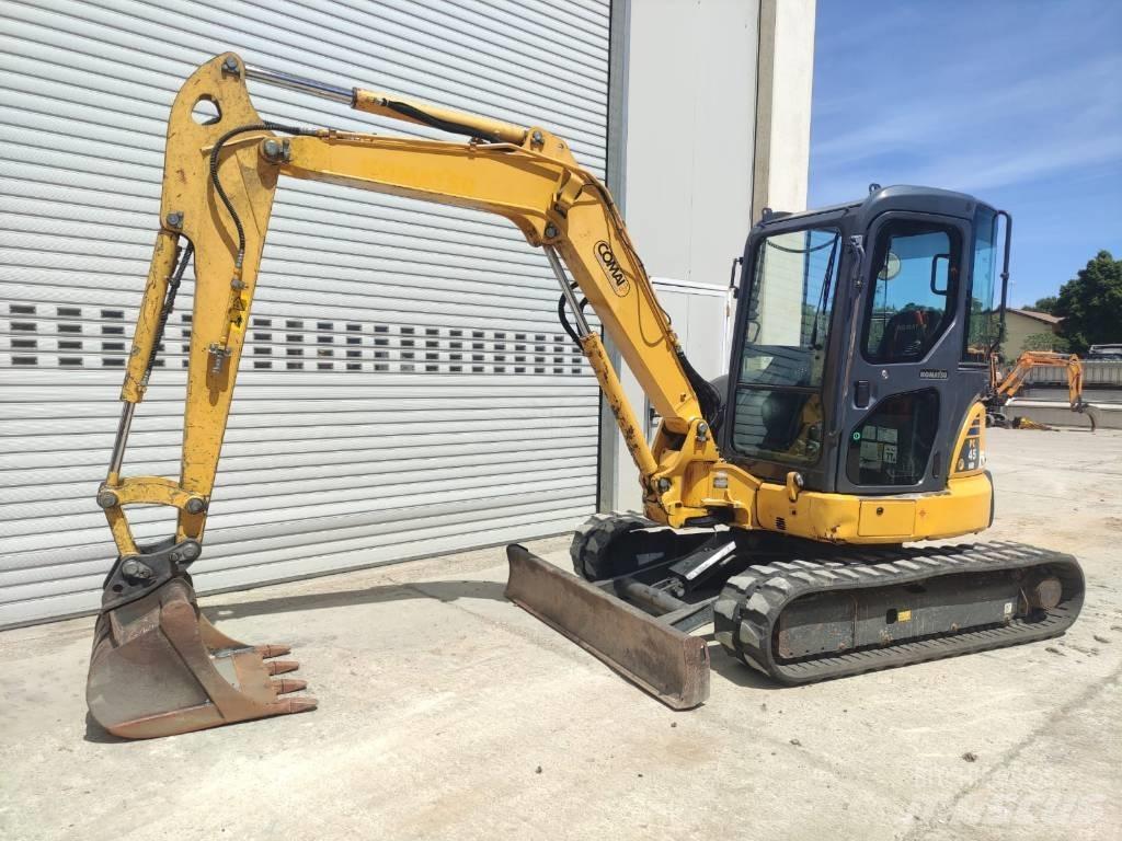 Komatsu PC 45 MR-3 Mini ekskavatörler, 7 tona dek