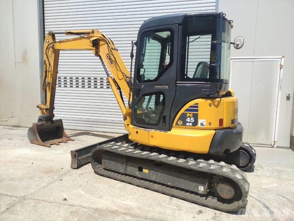 Komatsu PC 45 MR-3 Mini ekskavatörler, 7 tona dek
