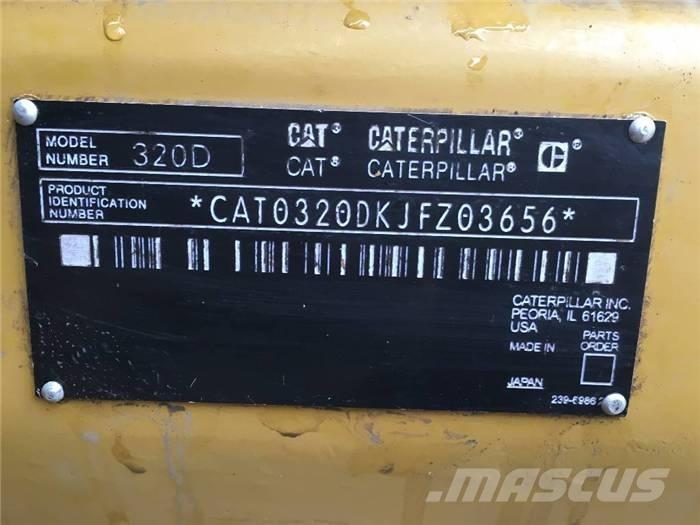CAT 320 D Paletli ekskavatörler