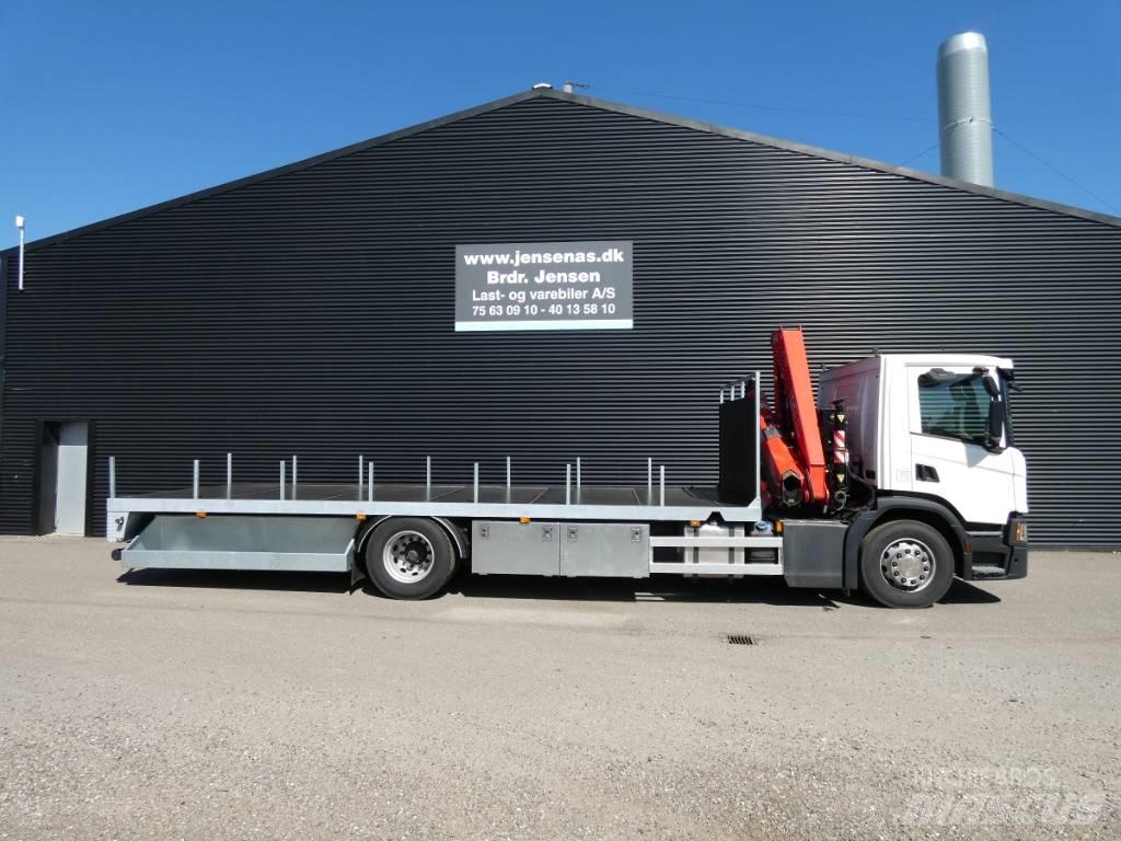 Scania p 220 Araç üzeri vinçler